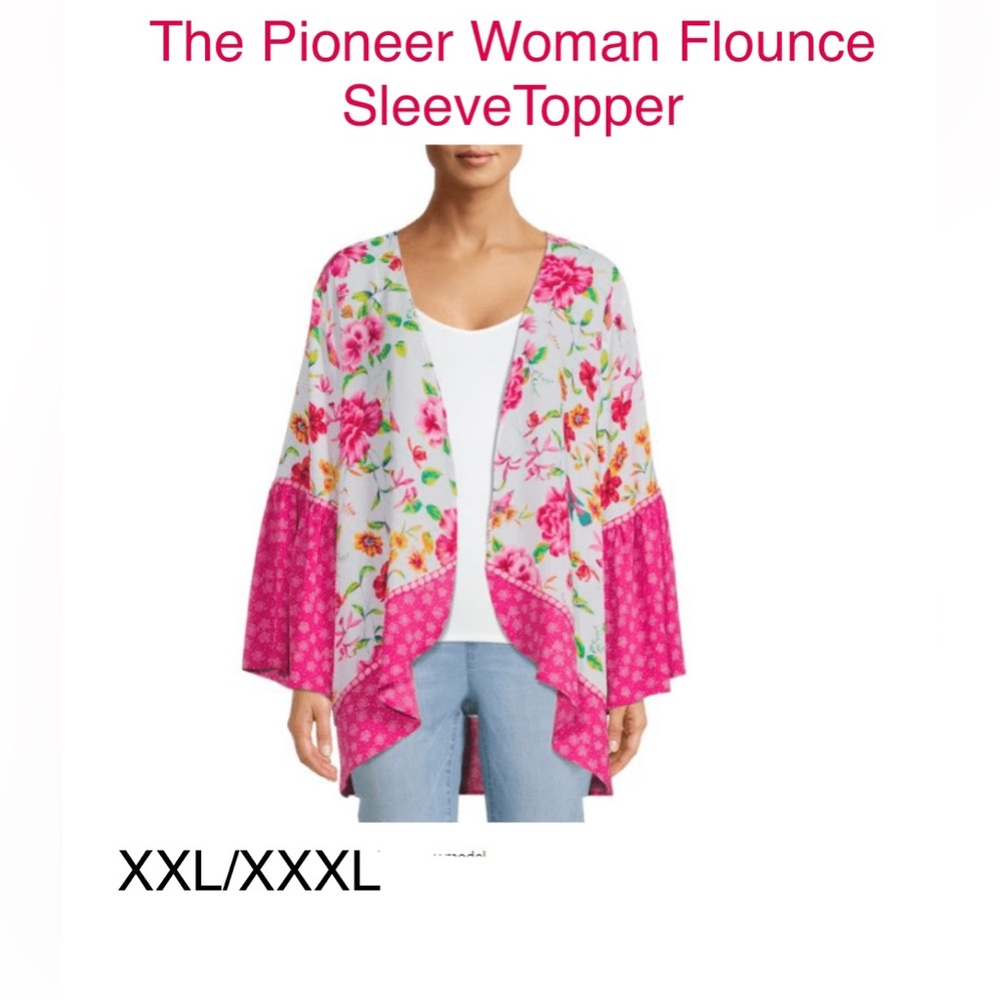 The Pioneer Woman Flounce
Sleeve Topper XXL/XXXL